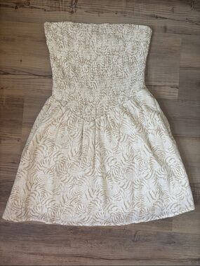 Smocked Strapless dress